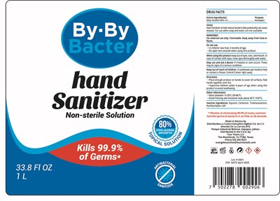 1000 mL Ndc: 79104-002-01 (By By Gel Antibacterial 1 L)